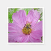 Bee On Blume Napkin Serviette (Vorderseite)