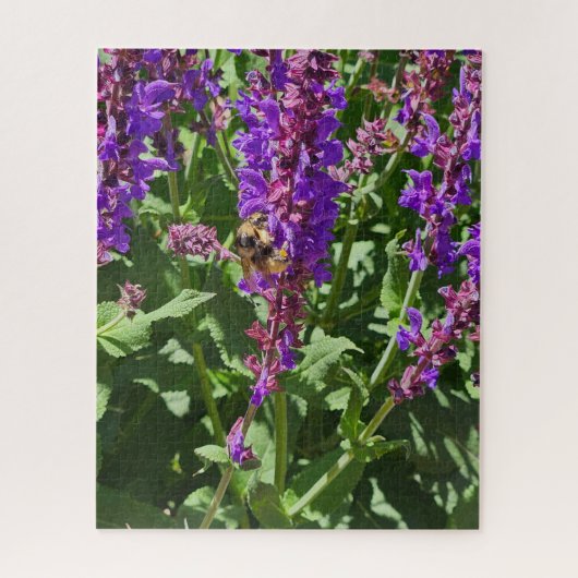 Bee on Flowers 252 Piece Puzzle (Vertikal)