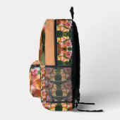 Bee On Snapdragon Blume Bedruckter Rucksack (Rechts)