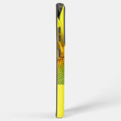 Bee On Sunflower Initial Letter Monogram Samsung Galaxy Hülle (Rechte Seite)