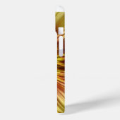 Bee on Sunflower phone case (Rückseite / Links)