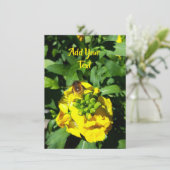 Bee on Yellow Flowers (Stehend Vorderseite)