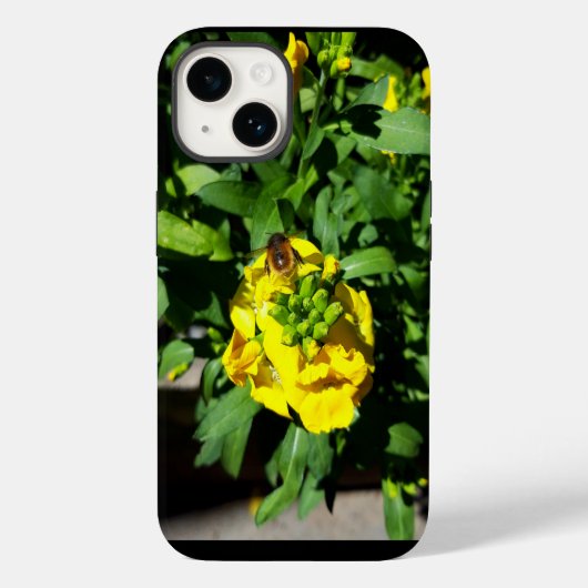 Bee on Yellow Flowers Case-Mate iPhone Hülle (Rückseite)