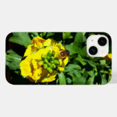 Bee on Yellow Flowers Case-Mate iPhone Hülle (Rückseite (Horizontal))