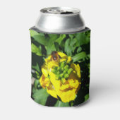 Bee on Yellow Flowers Dosenkühler (Kanne Rückseite)