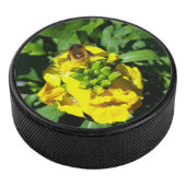 Bee on Yellow Flowers Eishockey Puck (3/4)