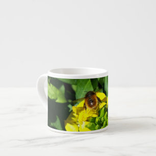 Bee on Yellow Flowers Espressotasse