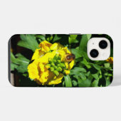 Bee on Yellow Flowers iPhone Hülle (Rückseite (Horizontal))
