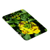 Bee on Yellow Flowers Magnet (Rechte Seite)