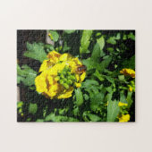 Bee on Yellow Flowers Puzzle (Horizontal)