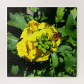 Bee on Yellow Flowers Puzzle (Horizontal)
