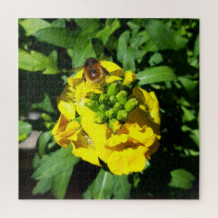 Bee on Yellow Flowers Puzzle