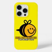 Bee Optimistic T.W.T Bumble Bee Apple Case (Rückseite)