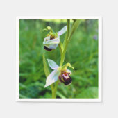 Bee Orchid Paper Napkins Serviette (Vorderseite)