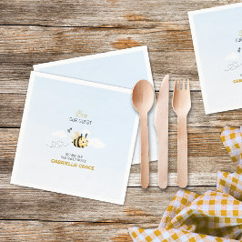 Bee Our Guest Sip and See  Serviette