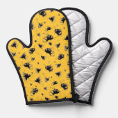 Bee Oven Mitt - Niedlicher Bienenkitchhandschuh zu Ofenhandschuh (Vorderseite/Rückseite)