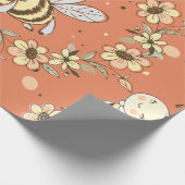 Bee Painting Geschenkpapier (Ecke)