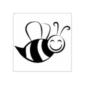 Bee Pattern Print Rubber Briefmarke Gummistempel (Prägung)