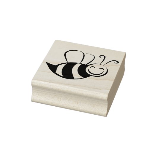 Bee Pattern Print Rubber Briefmarke Gummistempel (Stempel)