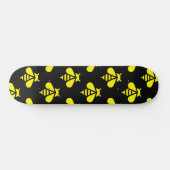 Bee Pattern Skateboard (Horizontal)