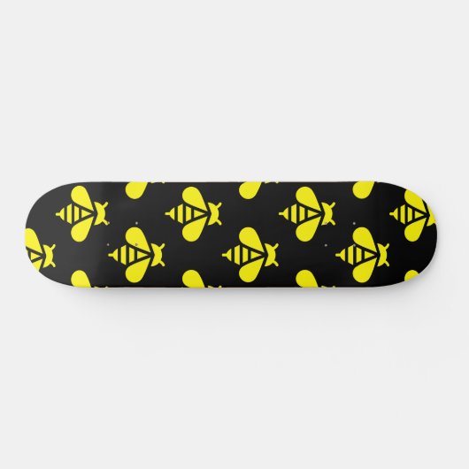 Bee Pattern Skateboard (Horizontal)
