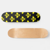 Bee Pattern Skateboard (Horizontal)