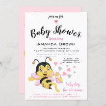 Bee Phantastisch Baby Girl Dusche |