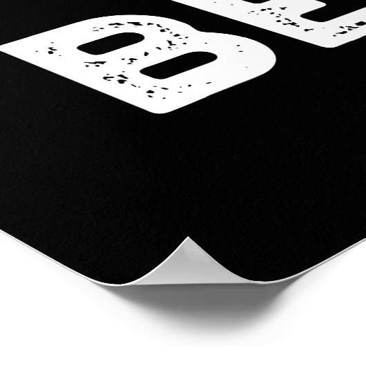 Bee Phantastisch Bee you Positive Insect Pun Dark Poster (Ecke)