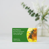 Bee Pollen Business Cards Visitenkarte (Stehend Vorderseite)