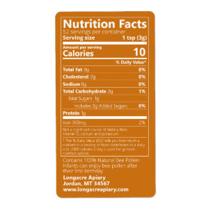 Bee Pollen Nutrition Fakten Bernsteinsiegel