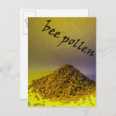 Bee Pollen Postkarte (Vorne/Hinten)