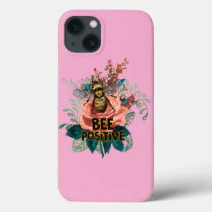 Bee Positive Floral Vibes Drawstring Bag Case-Mate iPhone Hülle