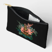 Bee Positive Floral Vibes Drawstring Bag Zubehörtasche (Offen)