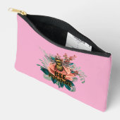 Bee Positive Floral Vibes Drawstring Bag Zubehörtasche (Offen)