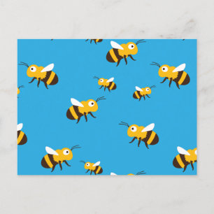 Bee Postcard Postkarte