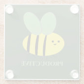 Bee Productive, Green Glasuntersetzer (Rückseite)