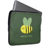 Bee Productive, Green Laptopschutzhülle (Vorne Rechts)