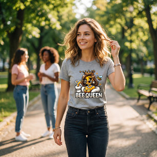Bee Queen   Britische Kunst Tri-Blend Shirt