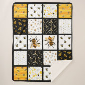 Bee Quilt Sherpadecke (Vorderseite)