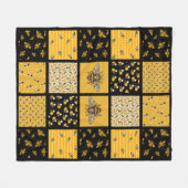 Bee Quilt Two Fleecedecke (Vorderseite (Horizontal))