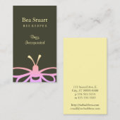 Bee Rainbow Business Card Visitenkarte (Vorne/Hinten)
