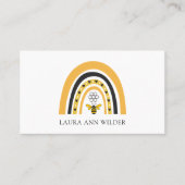 Bee Rainbow Business Card Visitenkarte (Vorderseite)