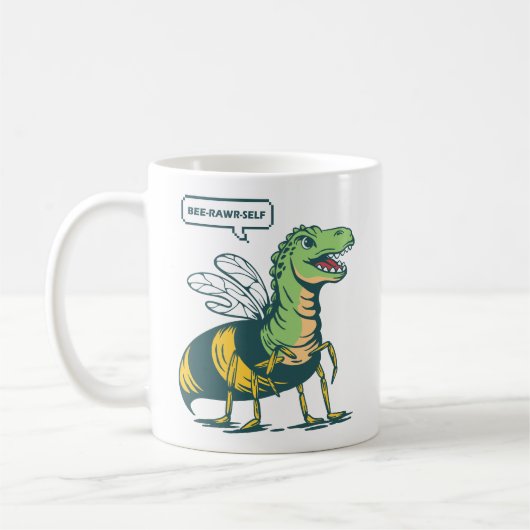 Bee-Rawr-Self Kaffeetasse (Links)