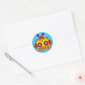 Bee Robot Fun Sticker (Umschlag)