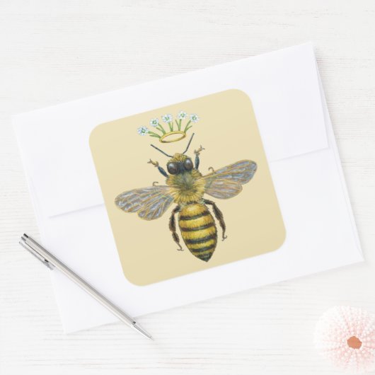 Bee Royalty Aufkleber (Umschlag)