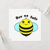 Bee Safe 3 Karte (Vorderseite/Rückseite Beispiel)