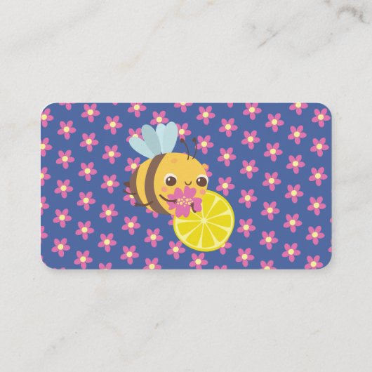 Bee Scratch & Win Business Card Visitenkarte (Rückseite)