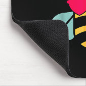 Bee-shirt Girls Bumble Bee Kind Toddler Kids Cute  Mousepad (Ecke)