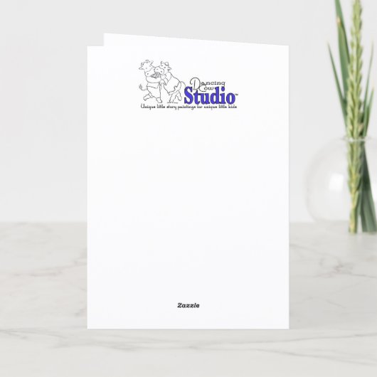 Bee Skep Blank Notecard Karte (Rückseite)