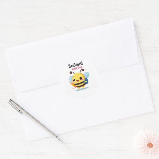 Bee‑Smart First Day Cute School Stickers (Umschlag)